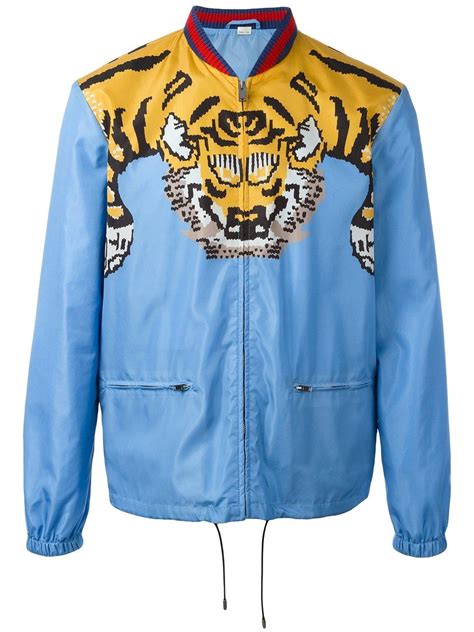 gucci lion bomber jacket|Gucci bomber jacket tiger.